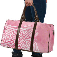 Breast Cancer Awareness Maori Travel Bag Kia Kaha Kia Maia Kia Manawanui - Polynesian Pride