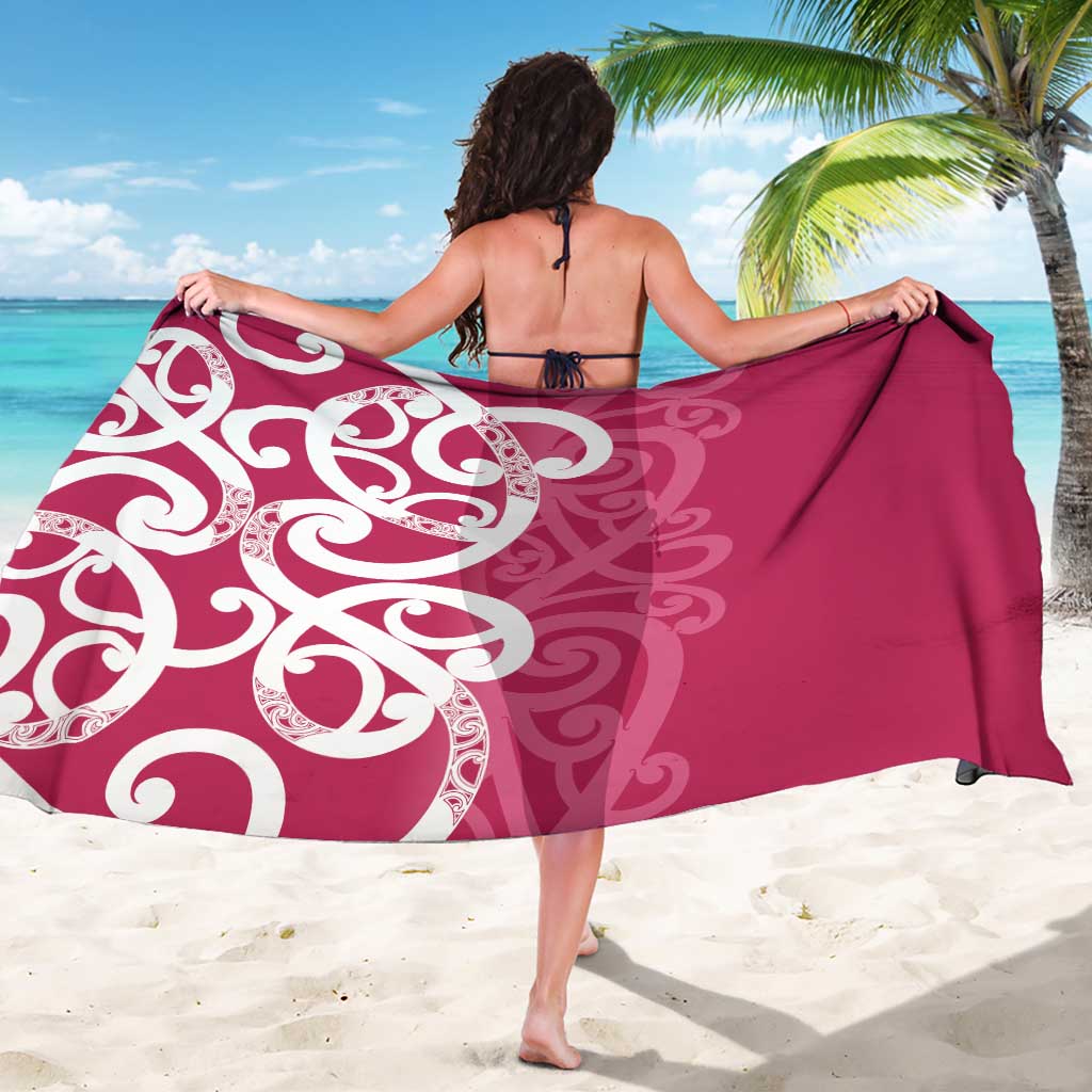 Breast Cancer Awareness Maori Sarong Koru Kowhaiwhai - Polynesian Pride