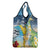 Funny Tropical Christmas Grocery Bag Tis The Season To Get Tipsy