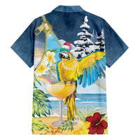 Funny Tropical Christmas Hawaiian Shirt Tis The Season To Get Tipsy