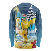 Funny Tropical Christmas Long Sleeve Shirt Tis The Season To Get Tipsy