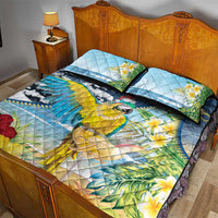 Funny Tropical Christmas Quilt Bed Set Tis The Season To Get Tipsy