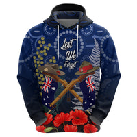 Anzac Hoodie Ausralia Aboriginal Mix New Zealand Slouch Hats LT7 - Polynesian Pride