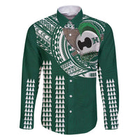 Hawaii Rainbow Warriors Personalized Family Matching Puletasi and Hawaiian Shirt Kakau Ikakai Laau Pama