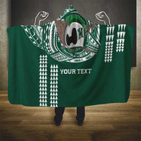Hawaii Rainbow Warriors Personalized Hooded Blanket Kakau Ikaika Laau Pama LT7 - Polynesian Pride