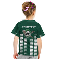 Hawaii Rainbow Warriors Personalized Kid T Shirt Kakau Ikaika Laau Pama LT7 - Polynesian Pride