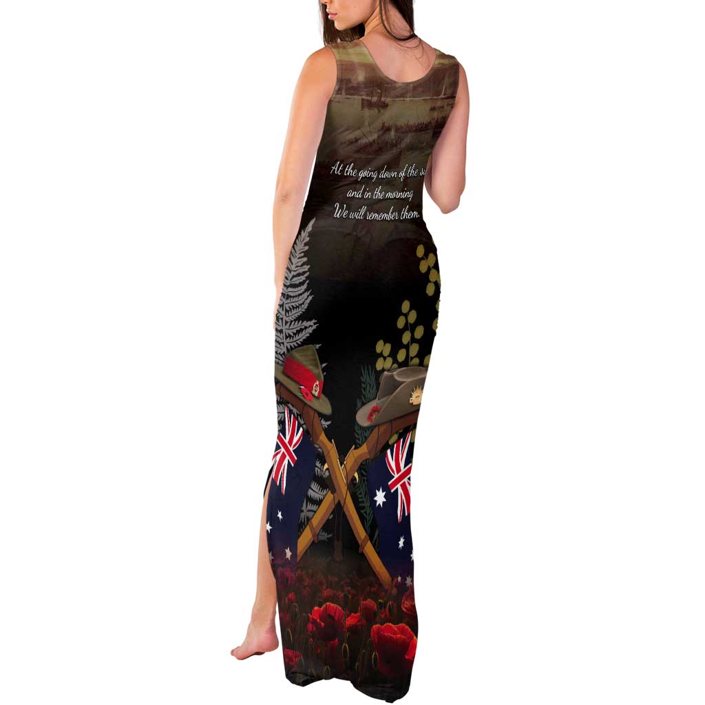 Australia - New Zealand ANZAC Tank Maxi Dress Gallipoli ANZAC Cove Landing