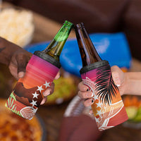 Kia Orana Cook Islands 4 in 1 Can Cooler Tumbler Sunset Dream