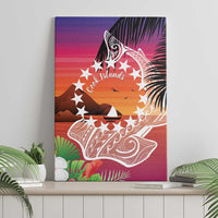 Kia Orana Cook Islands Canvas Wall Art Sunset Dream