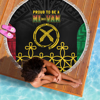 Vanuatu Indipendens Dei Beach Blanket Tribal Sand Drawing