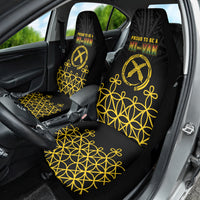 Vanuatu Indipendens Dei Car Seat Cover Tribal Sand Drawing