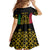 Vanuatu Indipendens Dei Kid Short Sleeve Dress Tribal Sand Drawing
