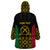 Vanuatu Indipendens Dei Wearable Blanket Hoodie Tribal Sand Drawing