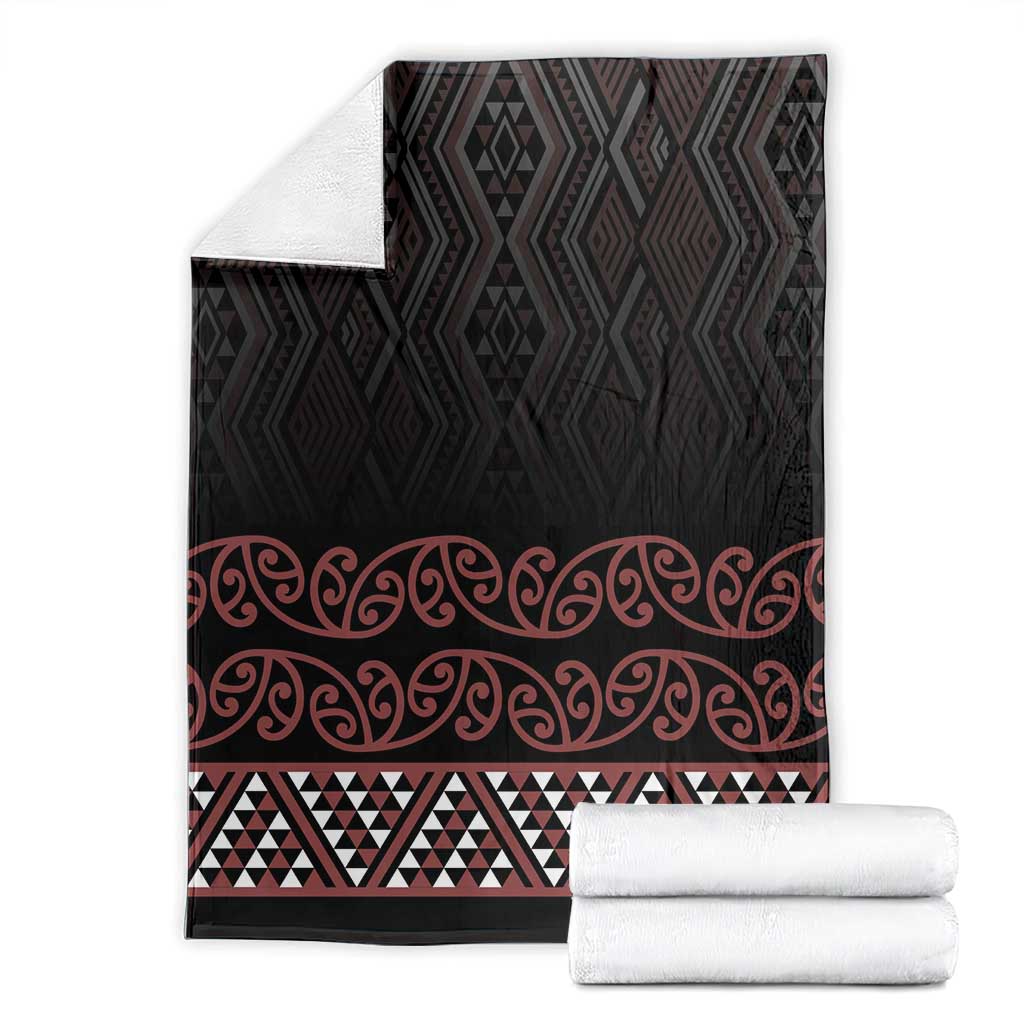 Maori Taniko Patterns Blanket Brown Niho Taniwha Mix Paatiki Motifs