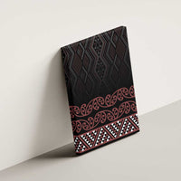 Maori Taniko Patterns Canvas Wall Art Brown Niho Taniwha Mix Paatiki Motifs