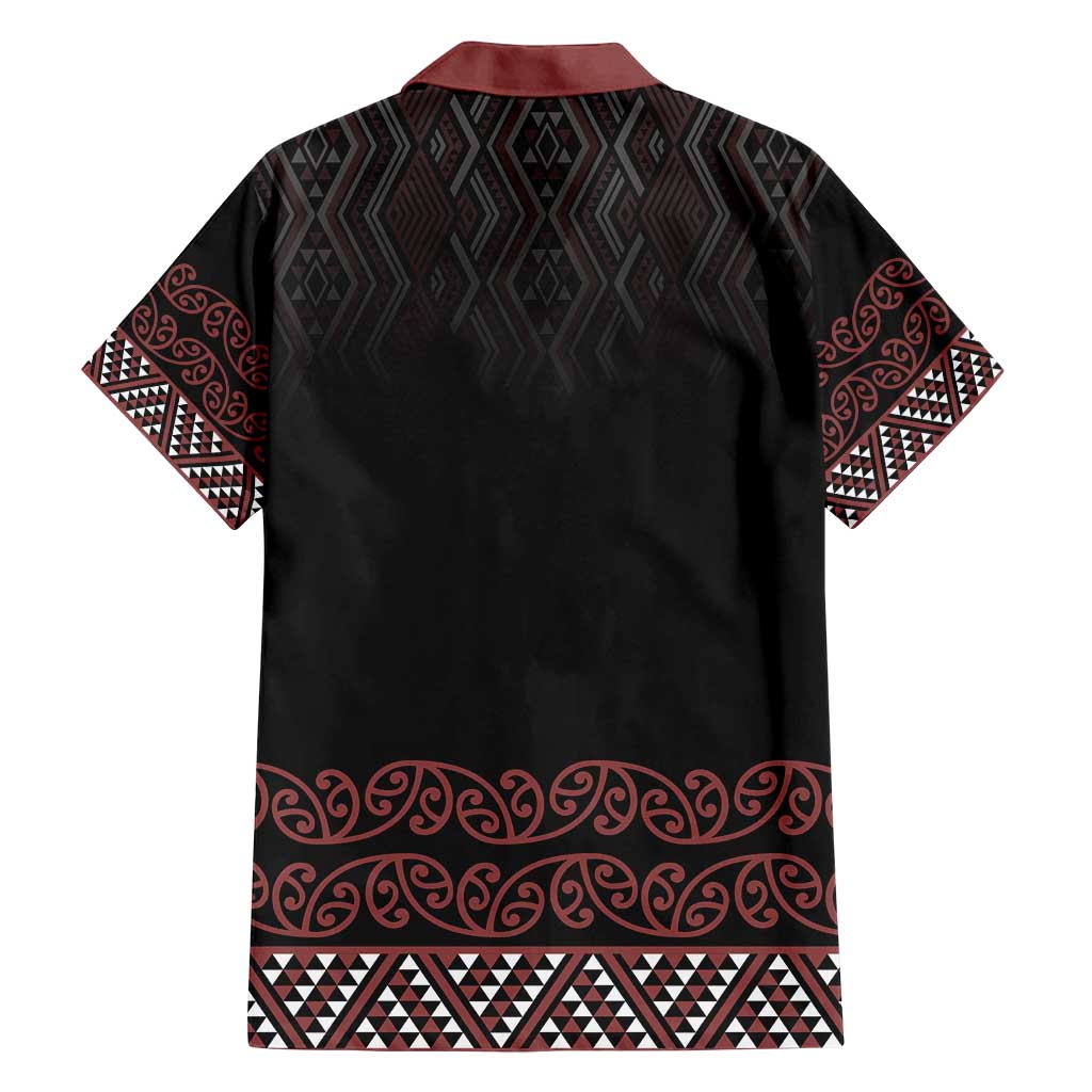 Maori Taniko Patterns Family Matching Long Sleeve Bodycon Dress and Hawaiian Shirt Brown Niho Taniwha Mix Paatiki Motifs