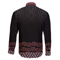 Maori Taniko Patterns Family Matching Puletasi and Hawaiian Shirt Brown Niho Taniwha Mix Paatiki Motifs