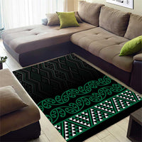 Maori Taniko Patterns Area Rug Pounamu Niho Taniwha Mix Paatiki Motifs