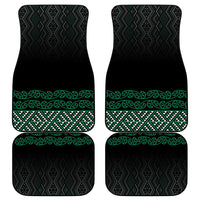 Maori Taniko Patterns Car Mats Pounamu Niho Taniwha Mix Paatiki Motifs