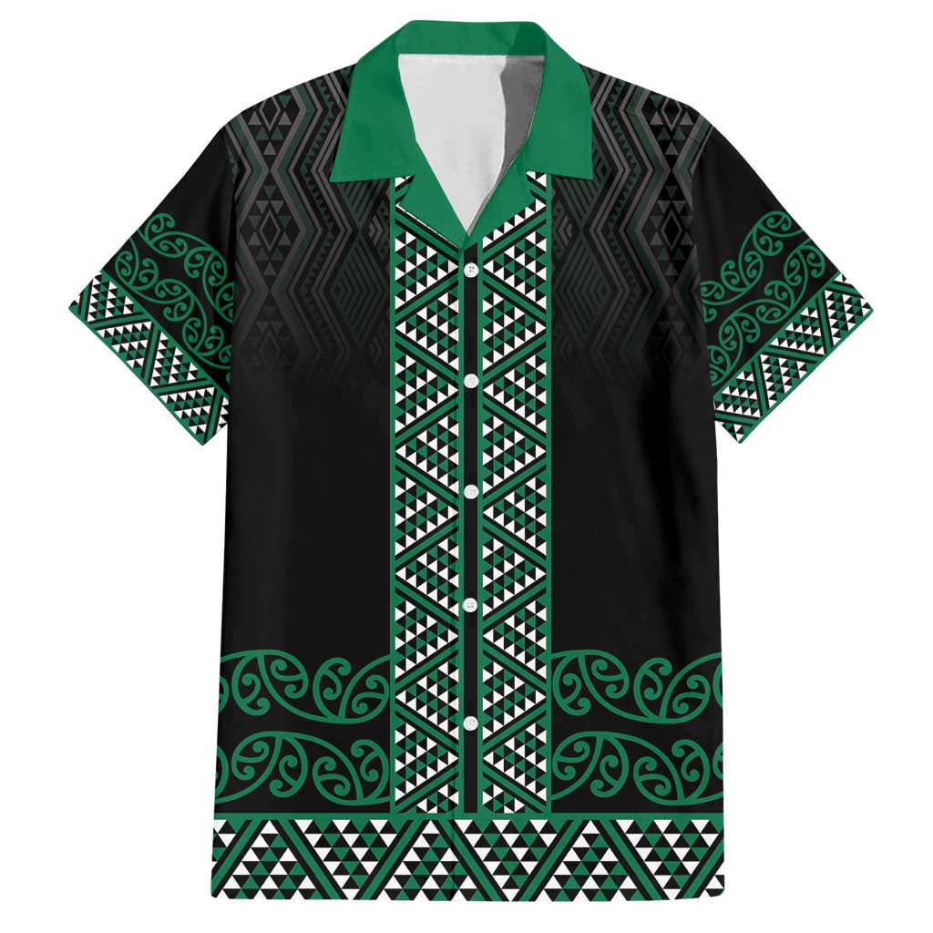 Maori Taniko Patterns Family Matching Long Sleeve Bodycon Dress and Hawaiian Shirt Pounamu Niho Taniwha Mix Paatiki Motifs