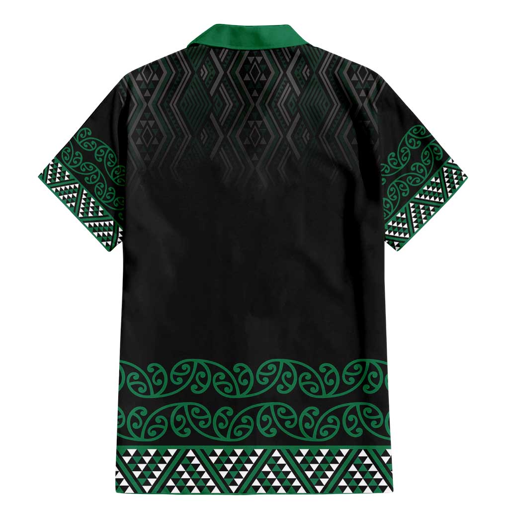 Maori Taniko Patterns Family Matching Mermaid Dress and Hawaiian Shirt Pounamu Niho Taniwha Mix Paatiki Motifs