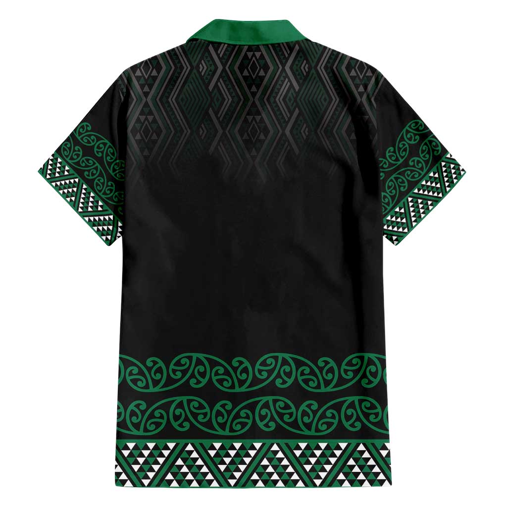 Maori Taniko Patterns Family Matching Short Sleeve Bodycon Dress and Hawaiian Shirt Pounamu Niho Taniwha Mix Paatiki Motifs
