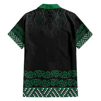 Maori Taniko Patterns Family Matching Short Sleeve Bodycon Dress and Hawaiian Shirt Pounamu Niho Taniwha Mix Paatiki Motifs