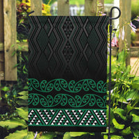 Maori Taniko Patterns Garden Flag Pounamu Niho Taniwha Mix Paatiki Motifs