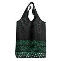 Maori Taniko Patterns Grocery Bag Pounamu Niho Taniwha Mix Paatiki Motifs