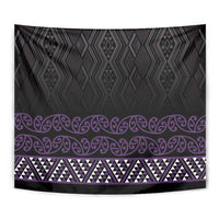 Maori Taniko Patterns Tapestry Purple Niho Taniwha Mix Paatiki Motifs