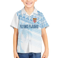 Fiji Rugby Custom Kaiviti Masi Family Matching Tank Maxi Dress and Hawaiian Shirt Turquoise - Polynesian Pride