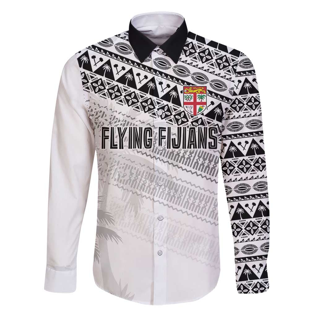 Fiji Rugby Custom Kaiviti Masi Family Matching Puletasi and Hawaiian Shirt Black - Polynesian Pride