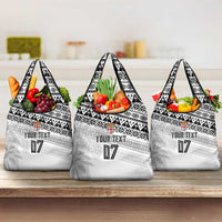 Fiji Rugby Custom Kaiviti Masi Grocery Bag Black - Polynesian Pride