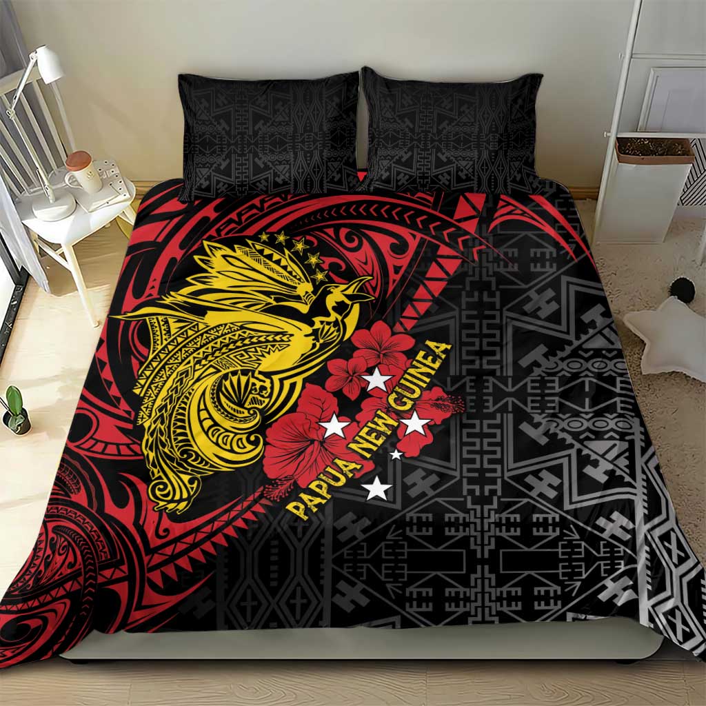 Papua New Guinea 49th Independence Day Bedding Set Motuan Revareva Bird-of-Paradise LT7 - Polynesian Pride
