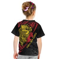 Papua New Guinea 49th Independence Day Kid T Shirt Motuan Revareva Bird-of-Paradise