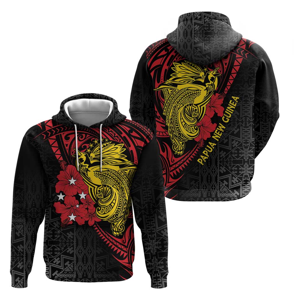 Papua New Guinea 49th Independence Day Zip Hoodie Motuan Revareva Bird-of-Paradise
