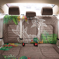 Polynesia Back Car Seat Cover Sharks Duo Tropical Brown