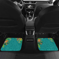 Polynesia Car Mats Sharks Duo Tropical Teal