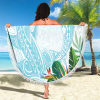 Polynesia Beach Blanket Sharks Duo Tropical Turquoise