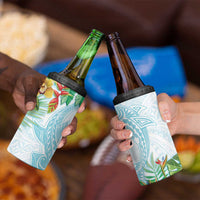 Polynesia 4 in 1 Can Cooler Tumbler Sharks Duo Tropical Turquoise