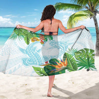 Polynesia Sarong Sharks Duo Tropical Turquoise