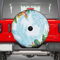 Polynesia Spare Tire Cover Sharks Duo Tropical Turquoise LT7 - Polynesian Pride
