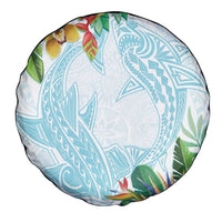 Polynesia Spare Tire Cover Sharks Duo Tropical Turquoise LT7 - Polynesian Pride