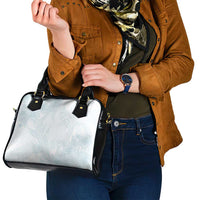 Polynesia Shoulder Handbag Sharks Duo Tropical Off White