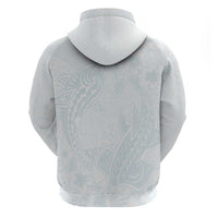 Polynesia Zip Hoodie Sharks Duo Tropical Off White