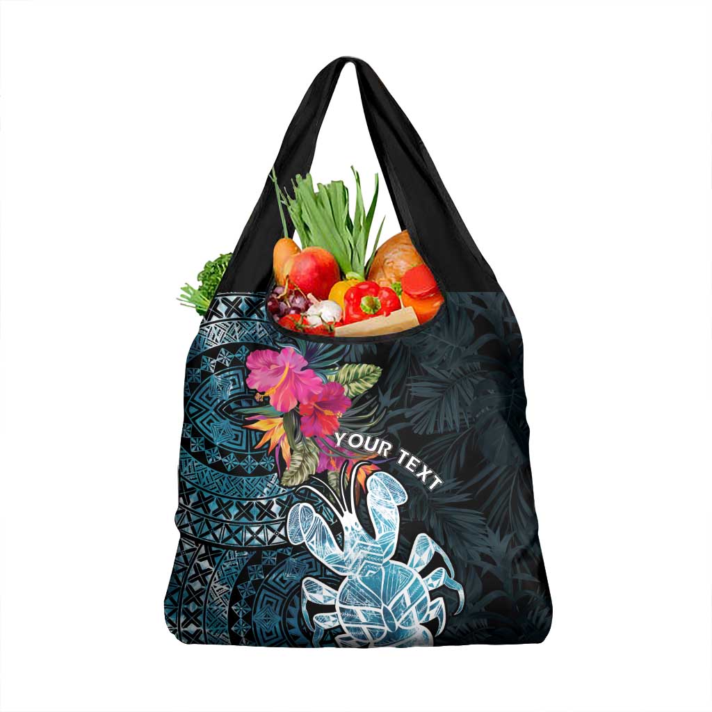 Niue Personalised Grocery Bag Hiapo Mix Coconut Crab