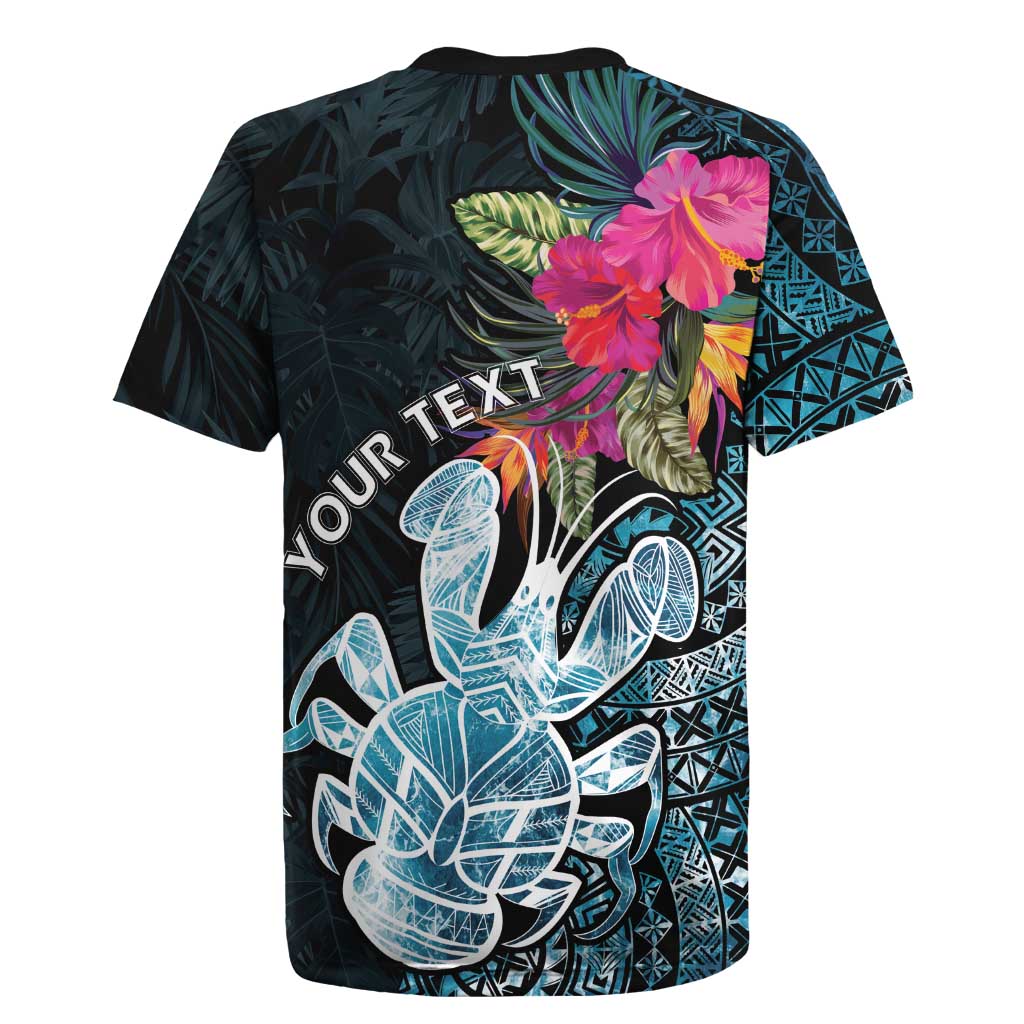 Niue Personalised Rugby Jersey Hiapo Mix Coconut Crab