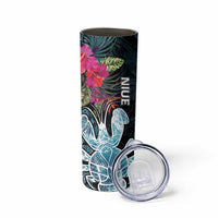 Niue Skinny Tumbler Hiapo Mix Coconut Crab