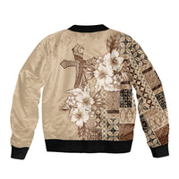 Samoa AIGA Mamanu Siapo Malu Motifs Bomber Jacket LT7 - Polynesian Pride