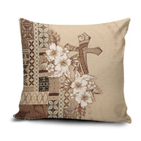 Samoa AIGA Mamanu Siapo Malu Motifs Pillow Cover LT7 Beige - Polynesian Pride